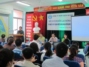 Đẩy mạnh công tác cổ phần hóa doanh nghiệp tại Công ty Nước sạch Hà Nội trong năm 2014