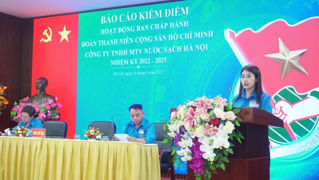 Đại hội Đoàn Thanh niên Công ty TNHH MTV Công ty Nước sạch Hà Nội lần thứ V, nhiệm kỳ 2025 – 2030