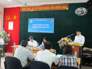 Đại hội cổ đông thường niên Công ty Cổ phần nước tinh khiết năm 2014