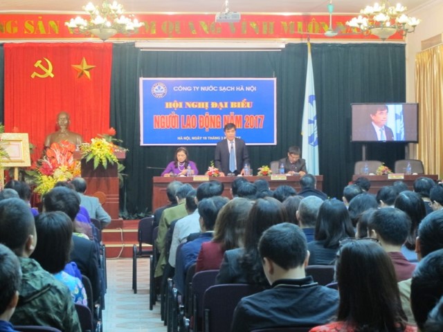 Hội nghị người lao động Công ty Nước sạch Hà Nội năm 2017