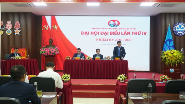 Đại hội đại biểu Đảng bộ Công ty TNHH MTV Nước sạch Hà Nội lần thứ IV nhiệm kỳ 2025 – 2030