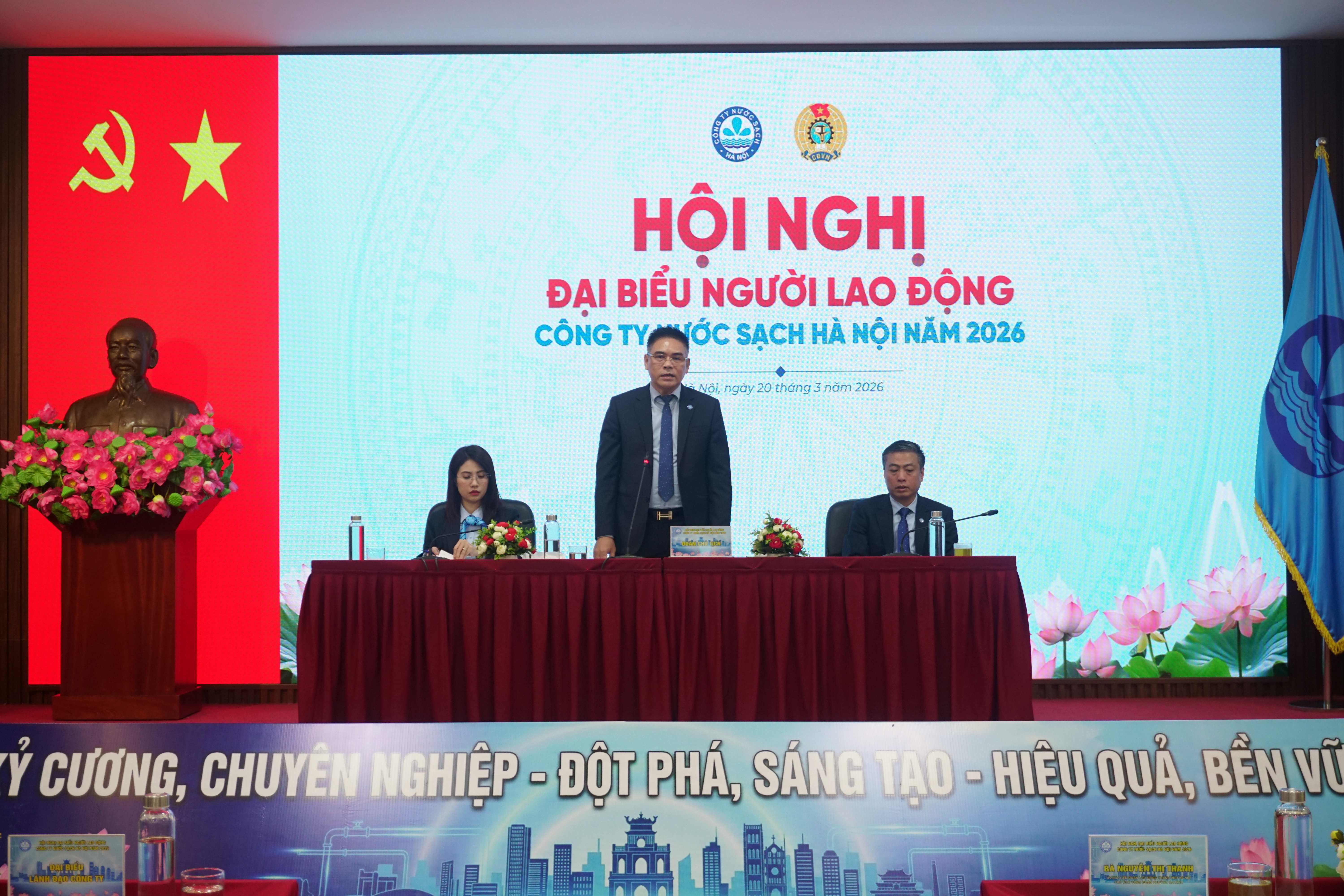 Hội nghị đại biểu người lao động Công ty Nước sạch Hà Nội năm 2026