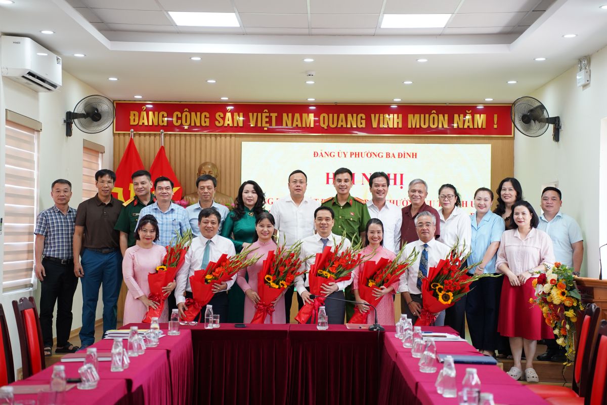 Hội nghị công bố quyết định chỉ định tham gia Ban Chấp hành Đảng bộ phường Ba Đình nhiệm kỳ 2025 - 2030