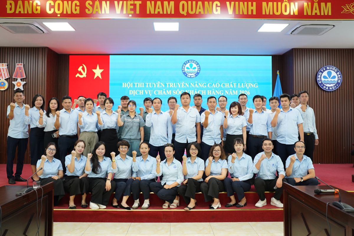 Thành viên 5 Đội thi nêu cao tinh thần đoàn kết, quyết tâm tham gia Hội thi tuyên truyền nâng cao chất lượng dịch vụ, chăm sóc khách hàng năm 2026