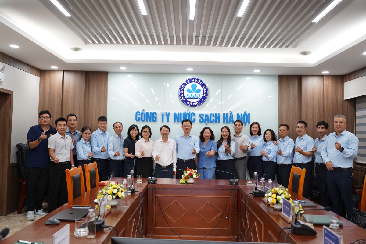 Công ty Nước sạch Hà Nội đón tiếp và làm việc với Công ty Cổ phần Cấp nước Bà Rịa – Vũng Tàu (BWACO)
